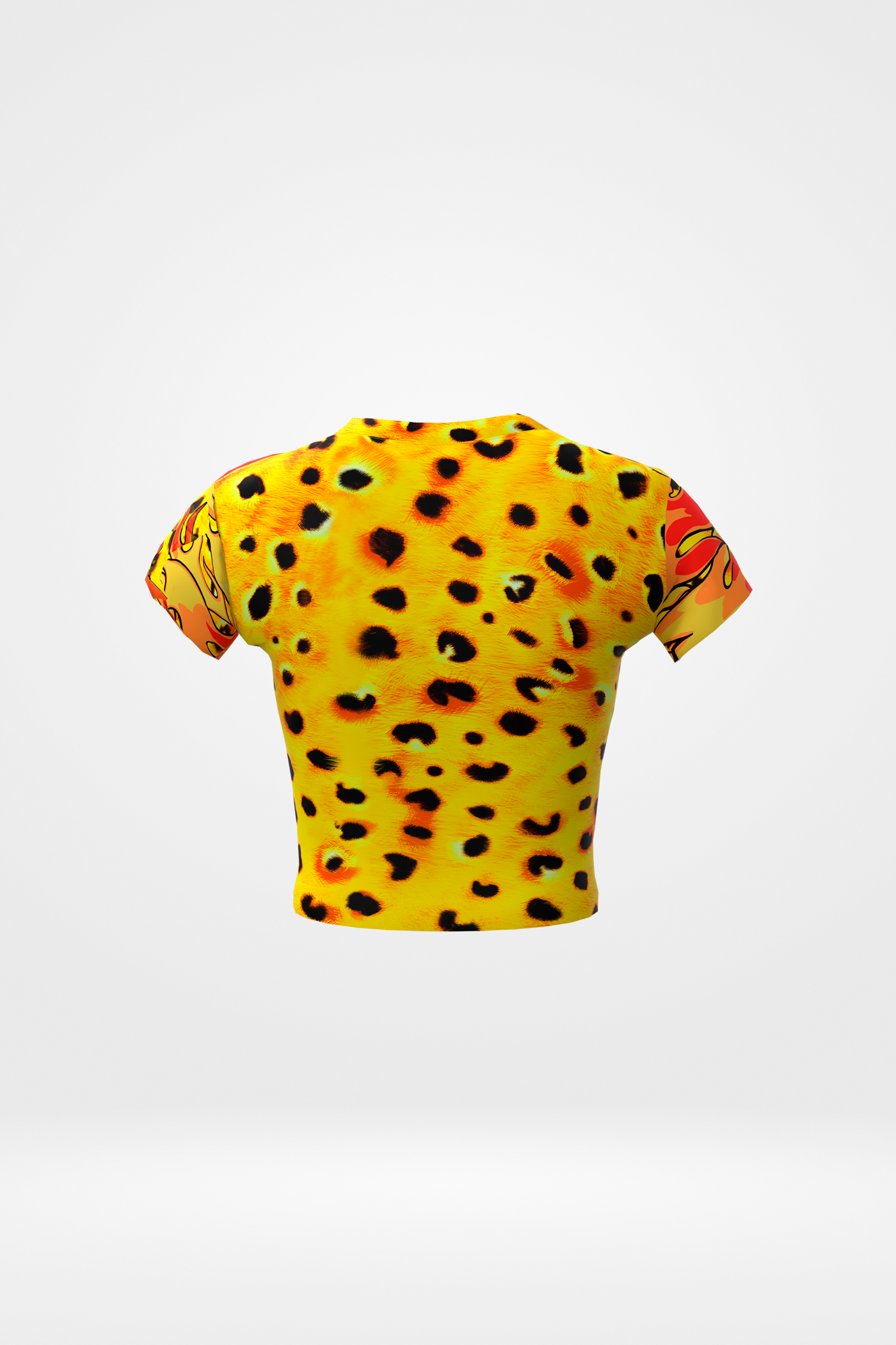 Upclycled Cheetah Baby Tee