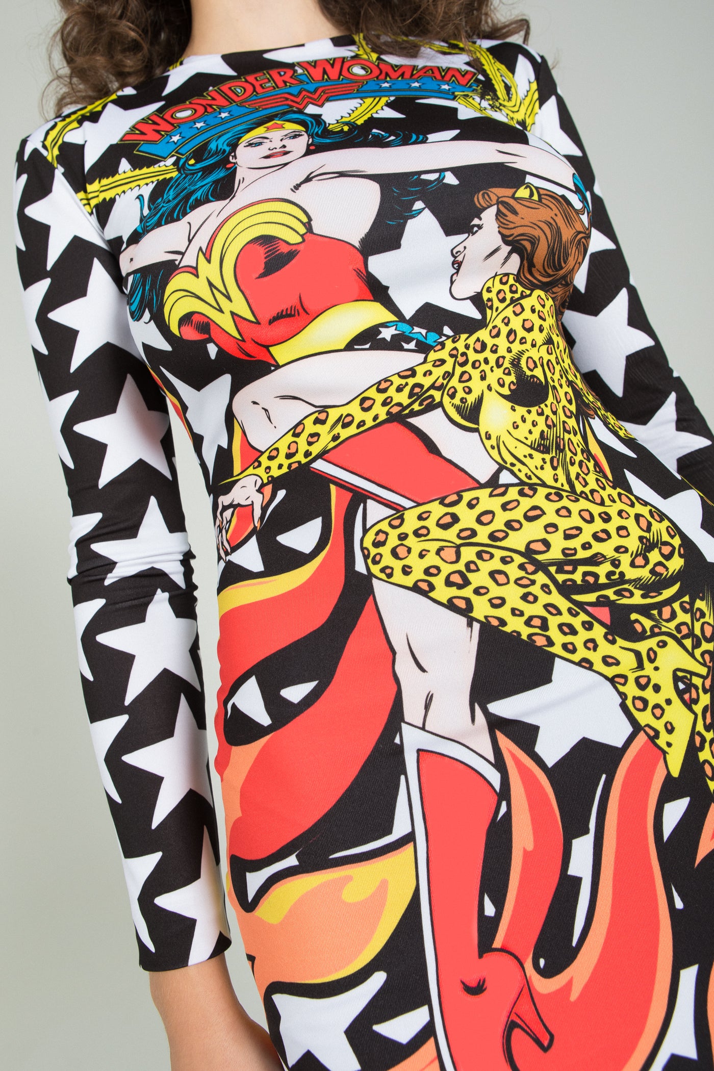 WONDER WOMAN STARS STRETCH DRESS