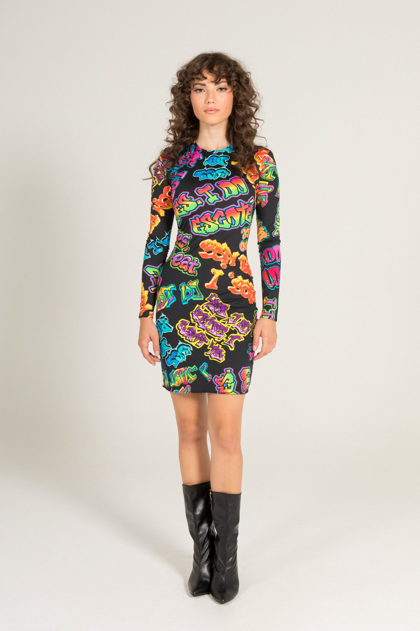 GRAFFITI STRETCH DRESS