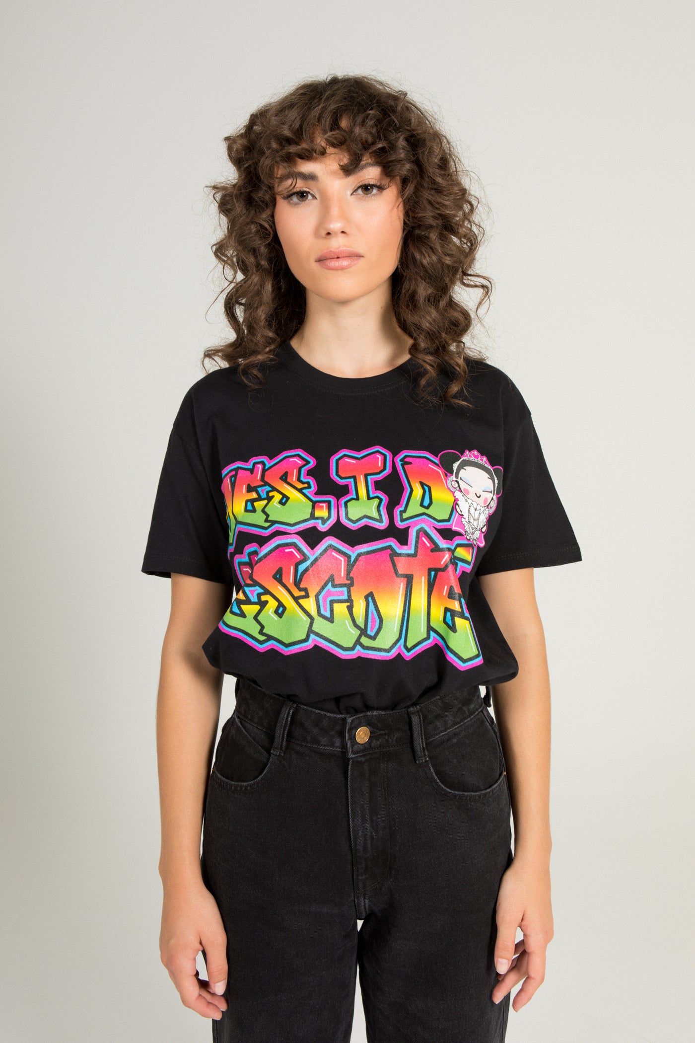 YES I DO BLACK T-SHIRT