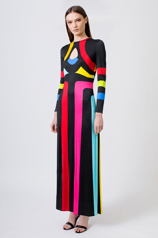 PRISMA LONG DRESS